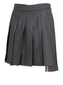 Thom Browne Thigh Length Dropped Back Pleated Skirt In Super 120’s Twill