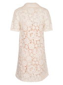 Parosh Copper Cotton Mini Dress