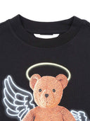 Palm Angels Pa Bear Angel T-Shirt S/S Schwarzbraun