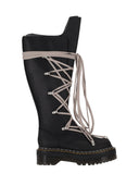 Stivale Pentalace Rick Owens 1 B60 con suola quadrupla