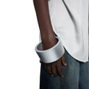 Mm6 Maison Margiela Mm6 Logo Engaved Large Bracelet