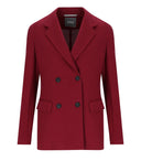 Max Mara Weekend Rotondo Roter zweireihiger Blazer