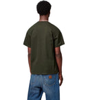 Carhartt Wip S/S Chase Olive Green T Shirt