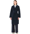 Max Mara Weekend Civada Blauer Gürtelmantel