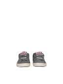 Golden Goose Sneakers Old School Wildleder Obermaterial und Riemen glänzendes Leder Stern und Absatz Blau/Weiß