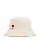 Ami Paris Red Adc Bucket Hat