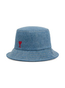 Ami Paris Red ADC Bucket Hat
