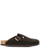 Birkenstock Boston Sfb Mocca, Suede Leather