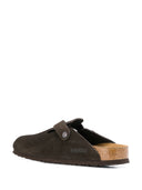 Birkenstock Boston Sfb Mocca, Suede Leather