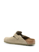 Birkenstock Boston Faded Khaki, Suede Leather