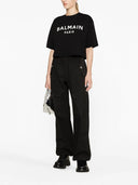 Balmain bijgesneden t -shirt met afdrukken
