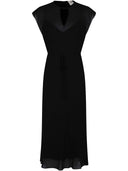 Calvin Klein Abito Midi Semi Trasparente