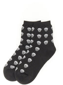 Alexander Mc Queen Short Skull Sock