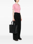 Maison Kitsuné Fox Head Leather Medium Tote