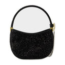 Micro Vesna Crystal Hobo Bag Magda Butrym Cristal Black