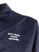 Dr�Le De Monsieur Navy Slogan-jakke