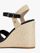 Tommy Hilfiger Satin Espadrillas Sandalen mit Plateau