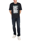 T-shirt imprimé de logo boss