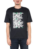 T-shirt imprimé de logo boss