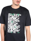 T-shirt imprimé de logo boss
