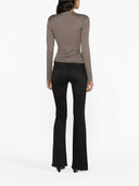 Frame Mid Rise Flared Jeans