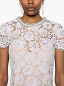 Self Portrait Lilac Lace Mini Dress