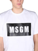 로고 박스가있는 MSGM T 셔츠