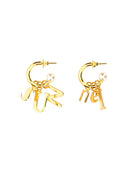 Sunnei Lettering Logo Dangle Earrings
