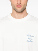Drole De Monsieur Le T Shirt Slogan Cursive