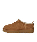 Bota de micro castaño de ugg clásico