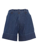 Fay Bermuda Chino Risvolto Alto Lavato
