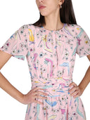 Boutique Moschino "Heels And Flowers" Dress