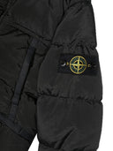Stone Island Down Jacket Blouson Side Logo Patch