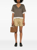 Officine Générale Fati Short Twill Cot Piedye