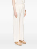 Fort pantalon évasé visqueux de liquide sombré fort