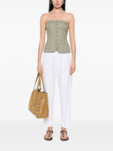 Forte Forte Viscose Cotton Twill Elasticated Pants