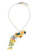 Forte Forte Short Beads Necklace With Animalier Element