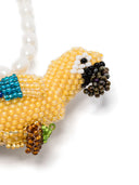 Forte Forte Short Beads Necklace With Animalier Element