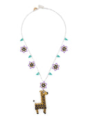 Strong Strong Long Beads Necklace with an animal element