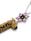 Strong Strong Long Beads Necklace with an animal element