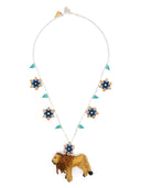 Strong Strong Long Beads Necklace with an animal element