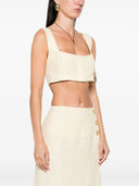 Le Kasha Linen Bralette