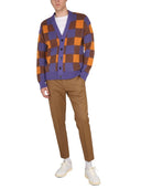 Drôle de Monsieur Check Cardigan