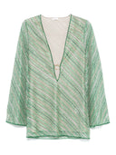 Oseree Shiny Stripes O Kaftan