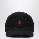 Polo Ralph Lauren Black Cotton Hat With Logo