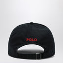 Polo Ralph Lauren Black Cotton Hat con logo