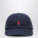 Polo Ralph Lauren Blue Navy Baseball Cap With Logo