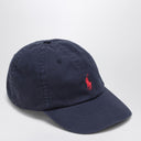 Polo Ralph Lauren Blue Navy Baseball Cap With Logo