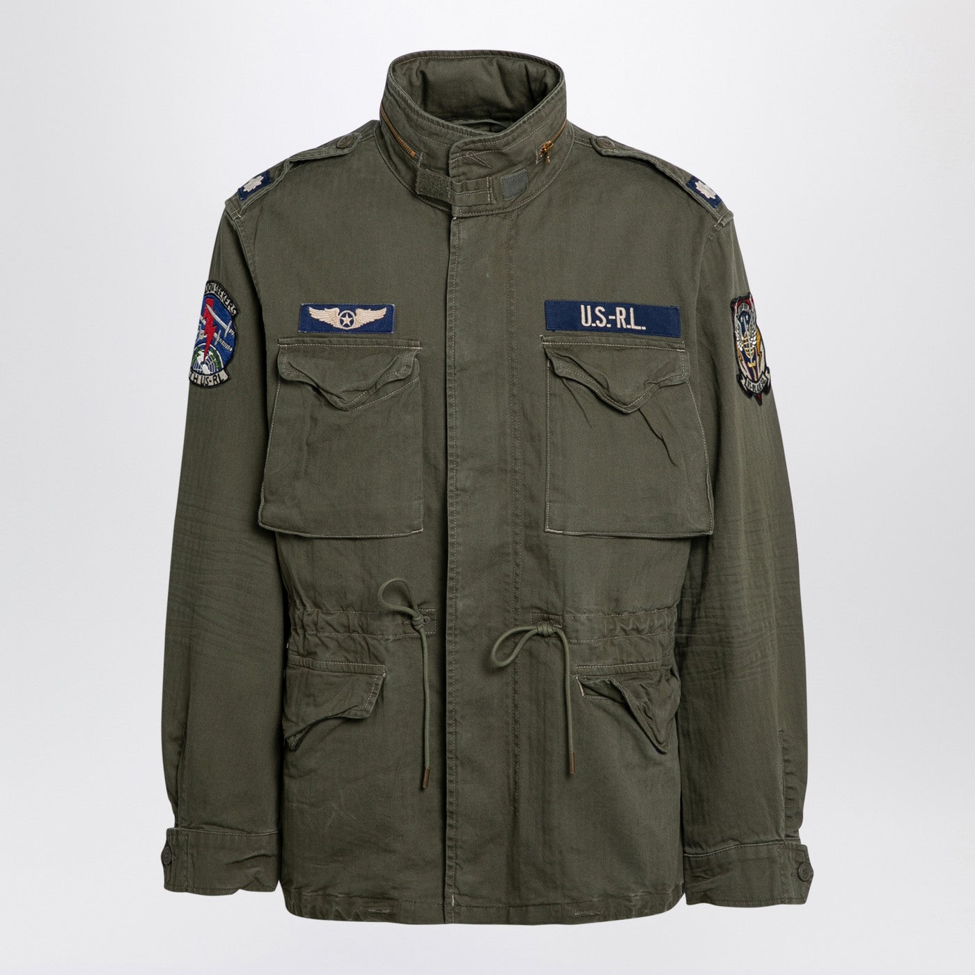 Polo Ralph Lauren Olive Green Military Jacket Balardi