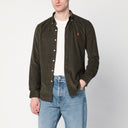 Polo Ralph Lauren Olive Green Velvet Slim Fit Camiseta